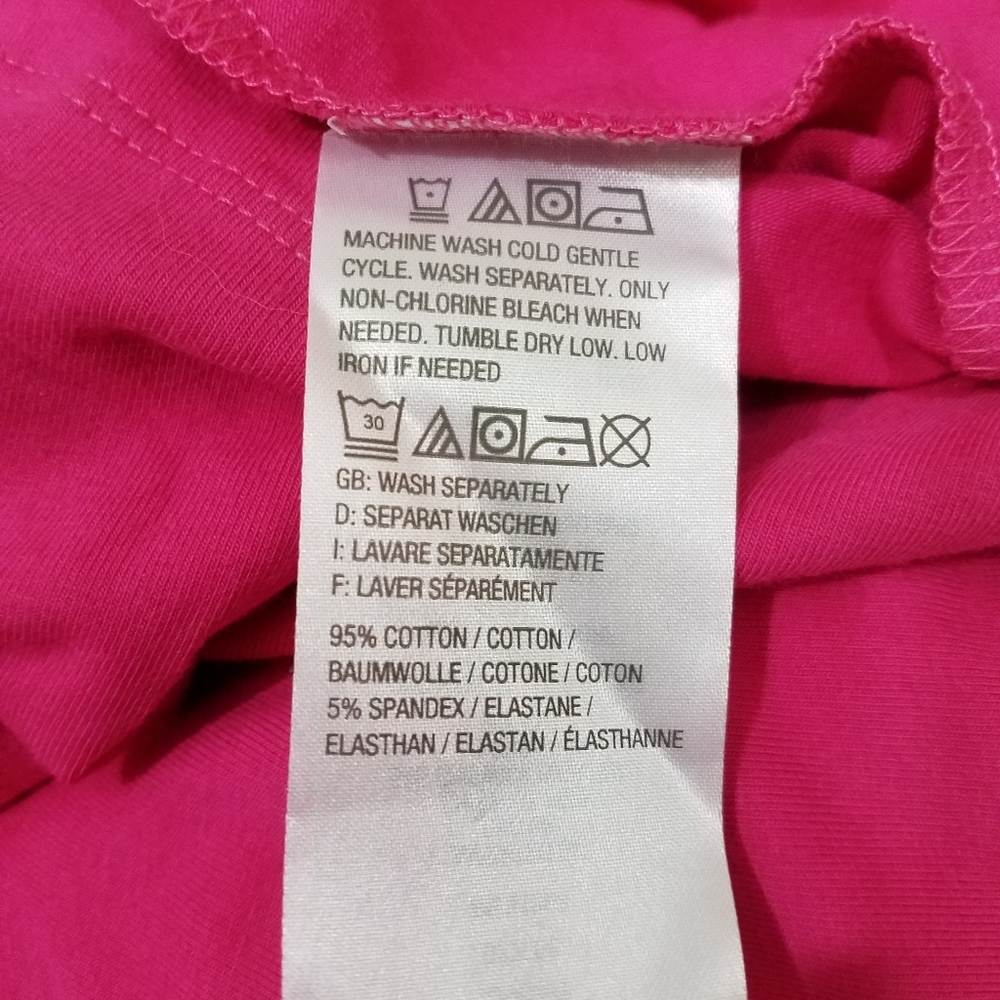 Denim & Co Sleeveless V-Neck 2XP Pink Jersey Dress - Picture 13 of 16